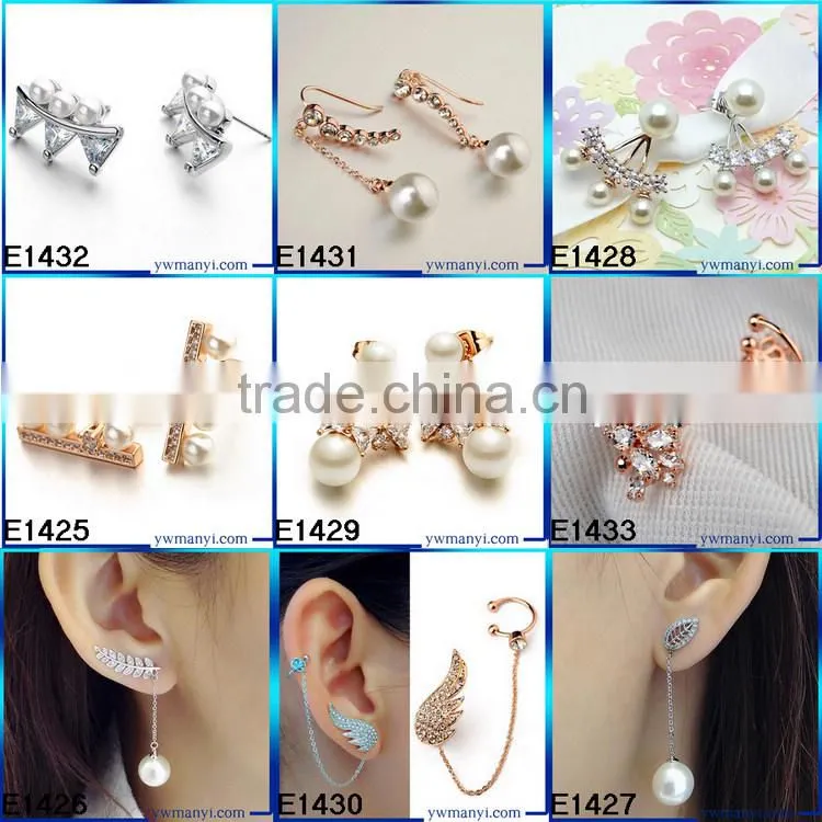 Good price factory wholesale fancy ziron stud earring