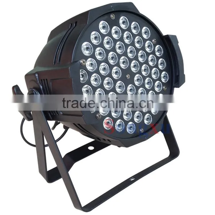 54*3w high quality rgbw led par can lights for disco event