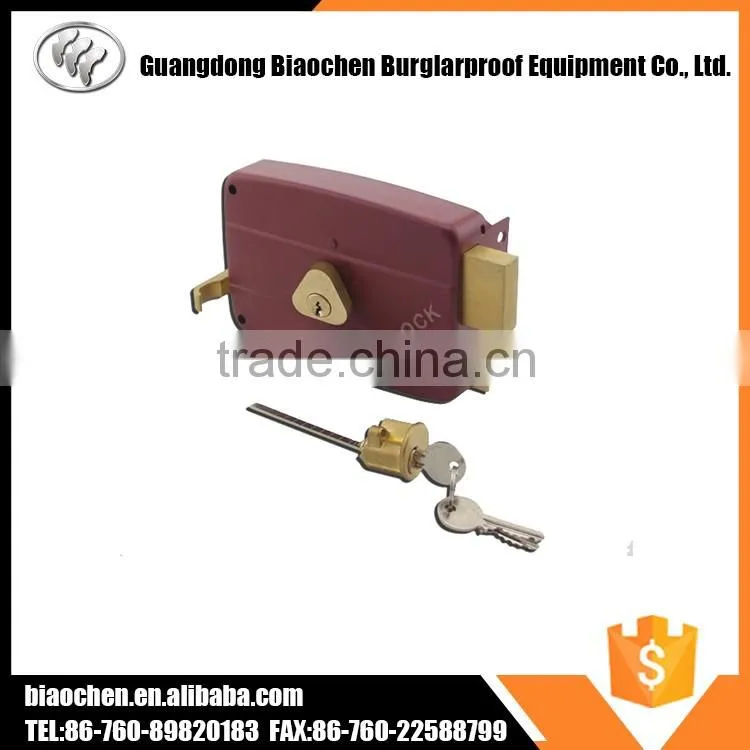 new iron mechanical door lock , rim mechanical door lock ,security mechanical door lock