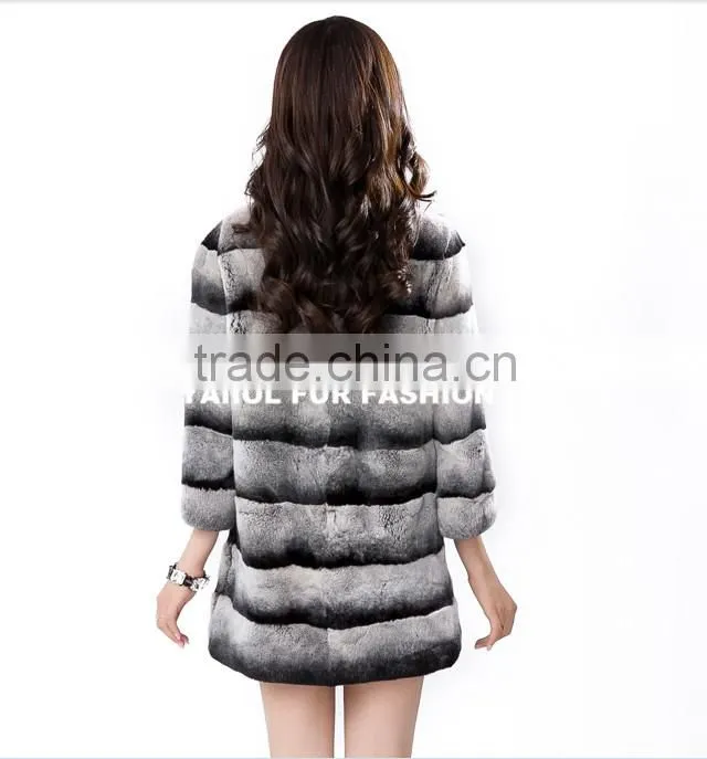 rex14029 chinchilla rex rabbit coat