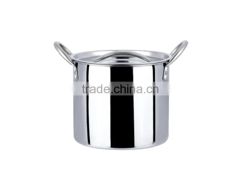 2015 tall stainless commercial steel heavy duty stock pots made in china