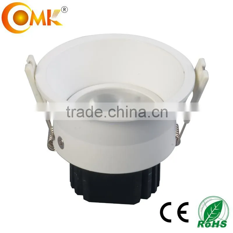 Pure Aluminum 220v recessed ceiling light 3w 9w Bridgelux CRI>80 square led module for ceiling lamp dimmable