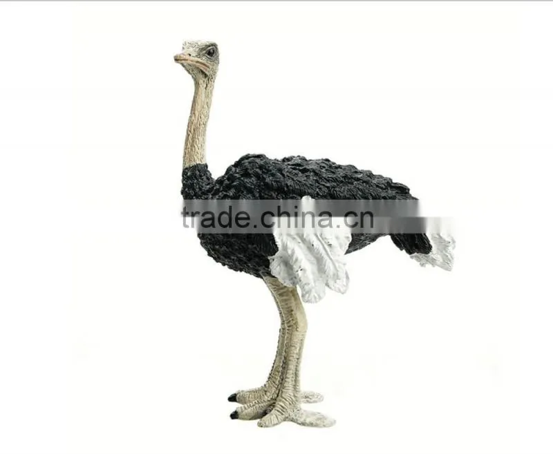 Ostrich Garden Statue animal model Toy Figure Set