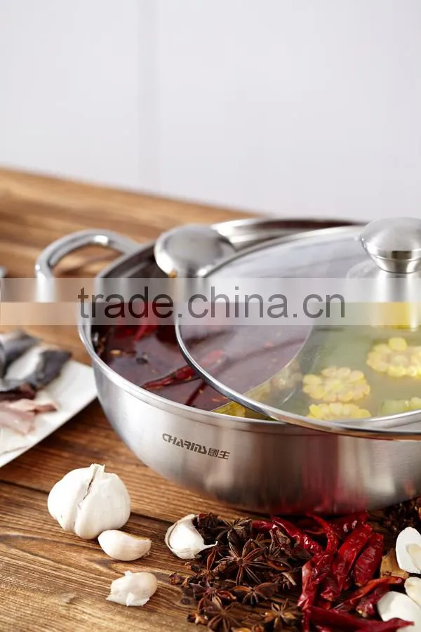 S shape China Guangdong chafing dish
