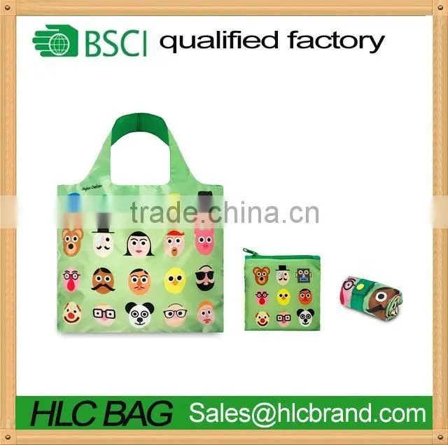 recyclable rolling pounch tote shopping bag HL-PB189