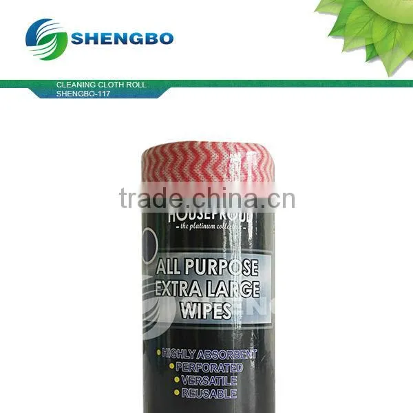 Red Nonwoven Textile Fabric