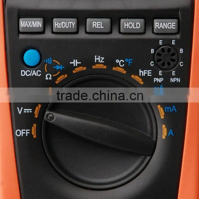 VC99 Tester Thermometer Resistance AC DC Ohm Hz C 6000 Count Voltmeter Multimeter