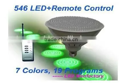 2014 hot selling 35W high power led swimming pool light E27 par56 led pool bulb lights 12V 546 leds