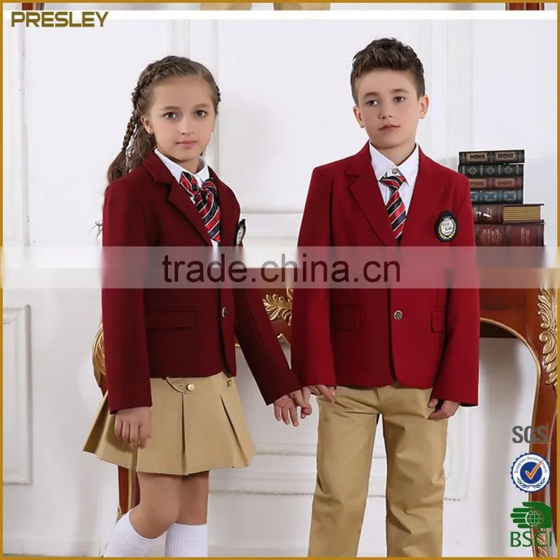 Hot sale primary High School blazers unisex blazers for kids children