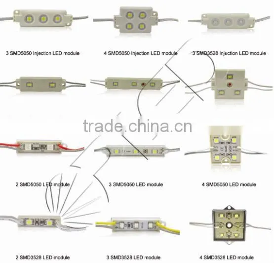 0.72W waterproof injection led module korea for channel letters