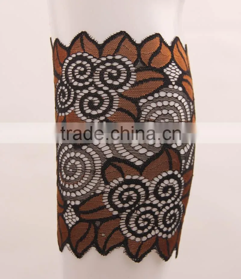 2015 hot sale women girls lace leg warmers elastic lace Flower Design leg warmers Lace Trim Toppers Boot Socks Cuffs