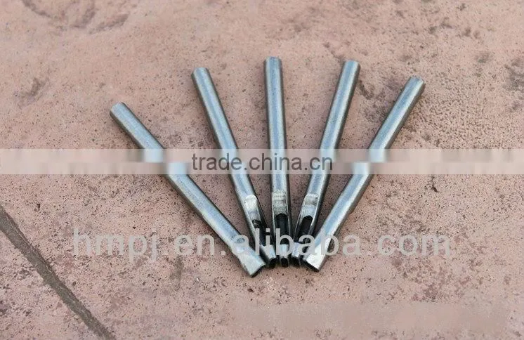high quality 8mm diameter flat hole pin puncher for leather belt