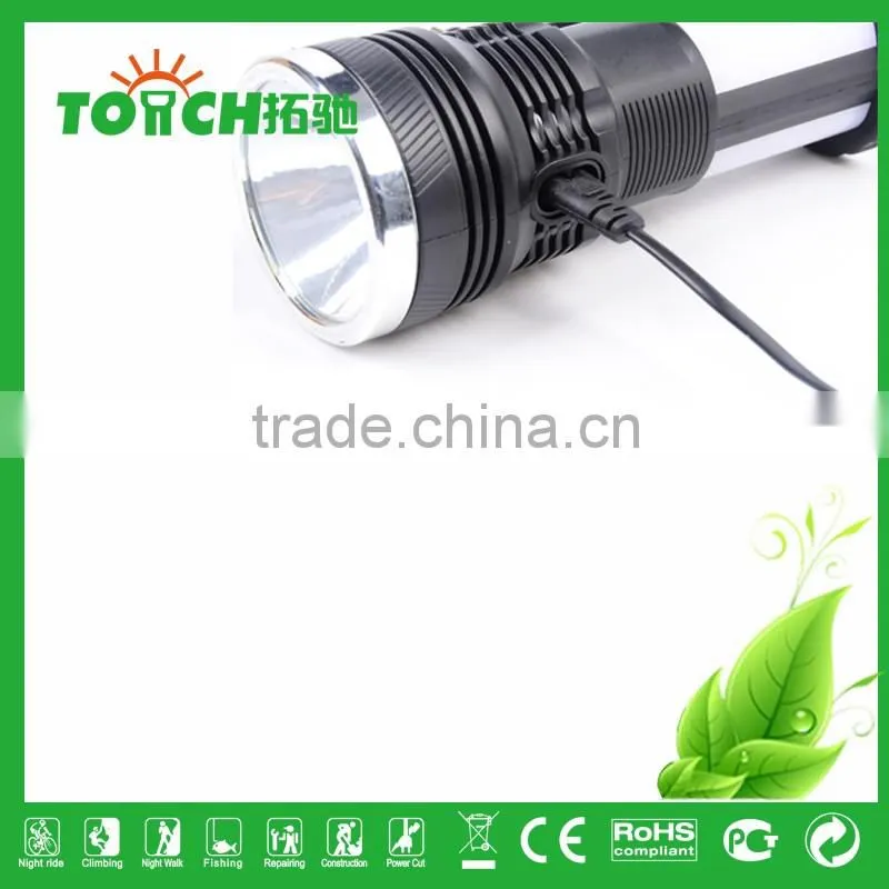 Multifunctional LED Lantern Light Rechargeable Inner Battery Lighting Lamp Hand Lights Plastic Torch