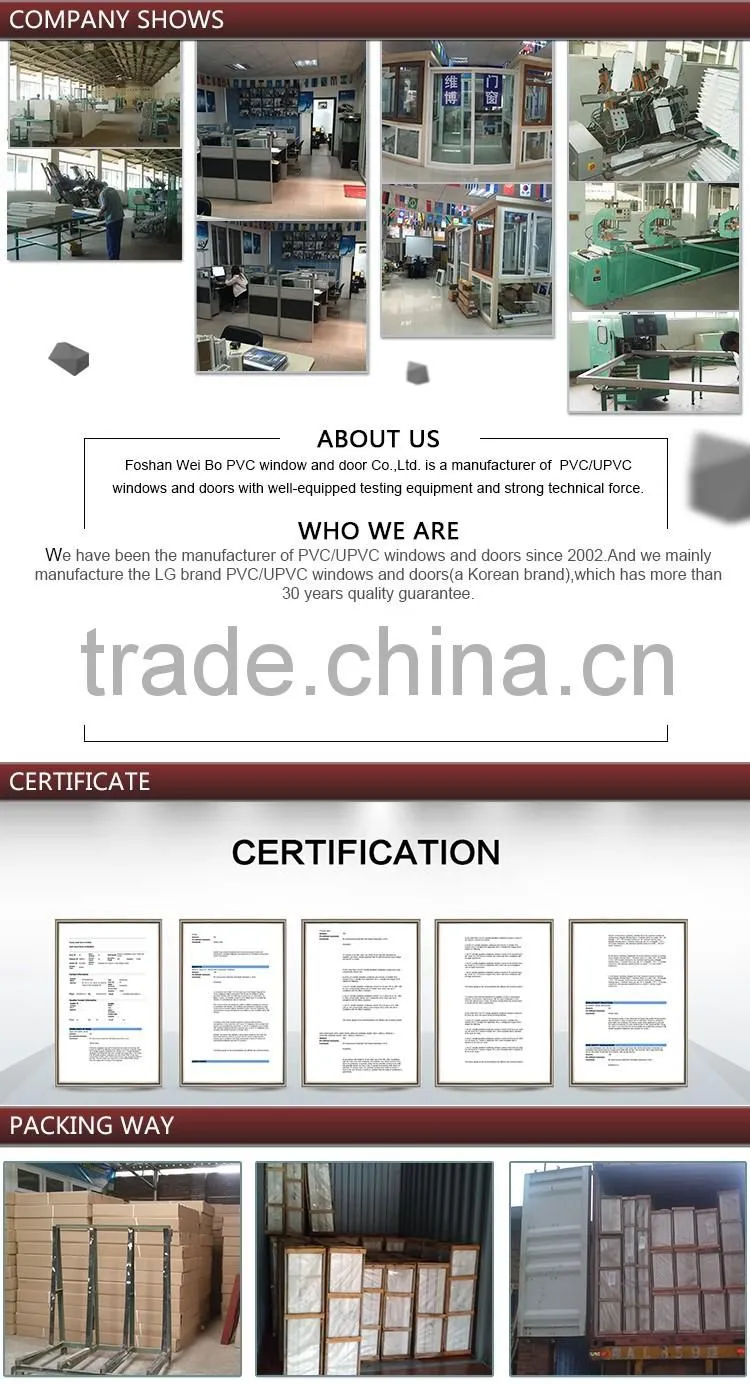 Modern pvc windows with grills,High quality pvc windows,European design pvc arch window