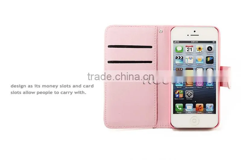 PU Leather Wallet Style Cell phone Cases for Iphone 6