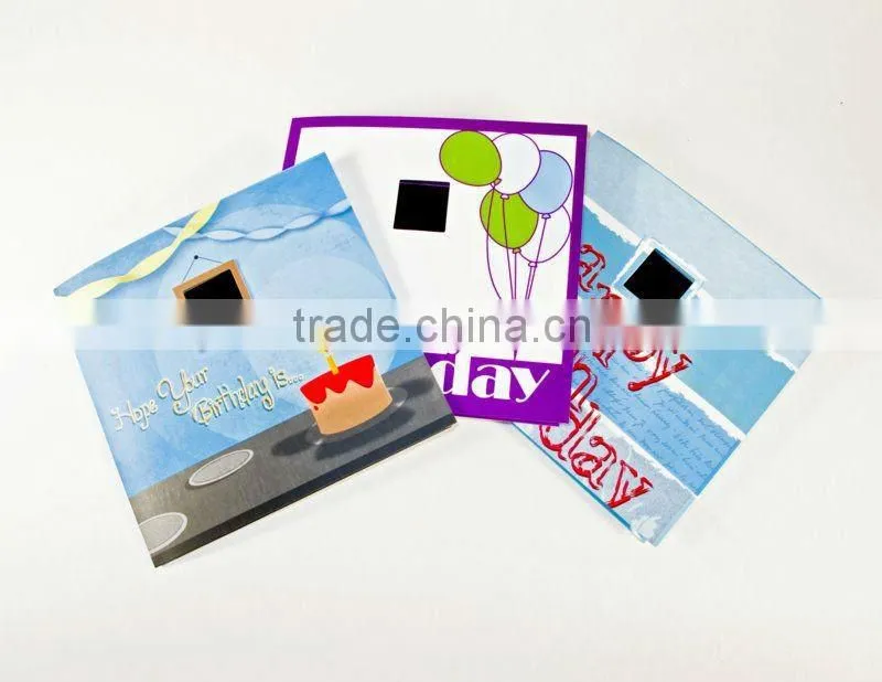 Famous Car Brand Video Greeting Card as romotion gifts