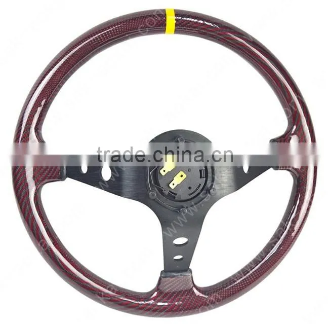 Hot sale racing carbon steering wheel