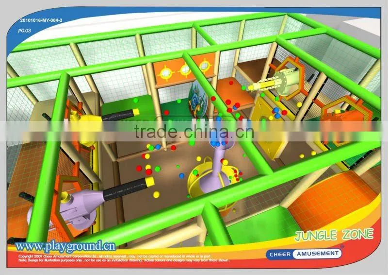 Cheer Amusement Indoor Softpaly Ground Equipment