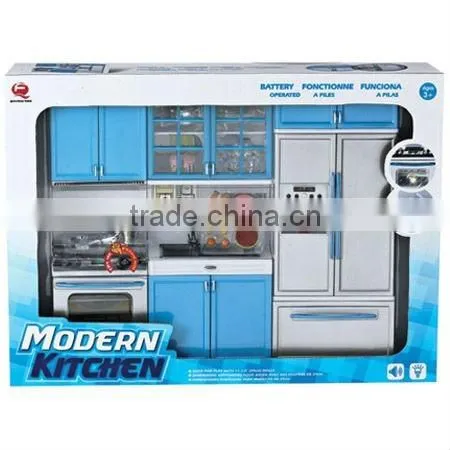 2801D Plastic Toy Mini Kitchen With Doll