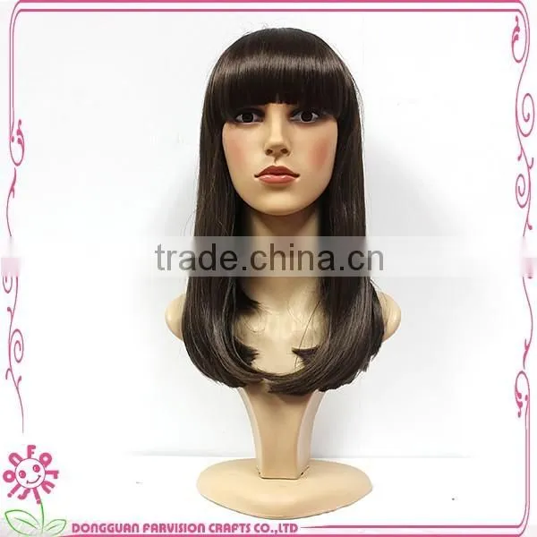 Pretty Fashion Peruvian Human Hair Wig Wavy Cheap Hair