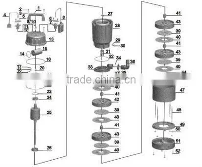 2013 Year New type 5SPA Submersible clean water pump, Multistage submersible pump