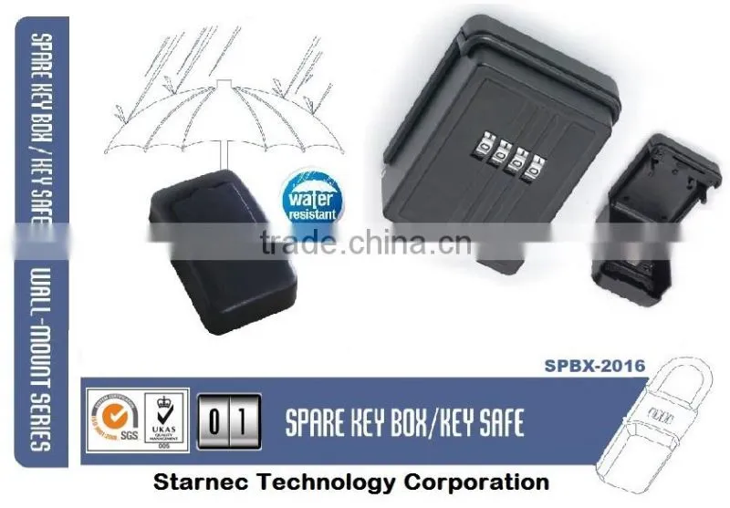 2016 surf lock waterproof key lock box key drop lock box real estate key safe car key lock box
