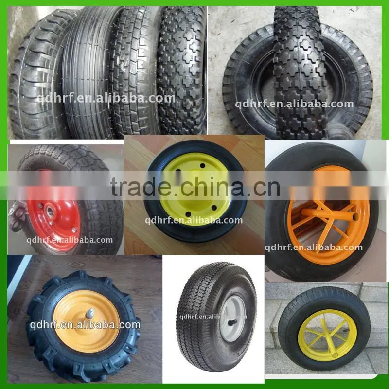 Pneumatic rubber wheel PR1401 for wheel barrow