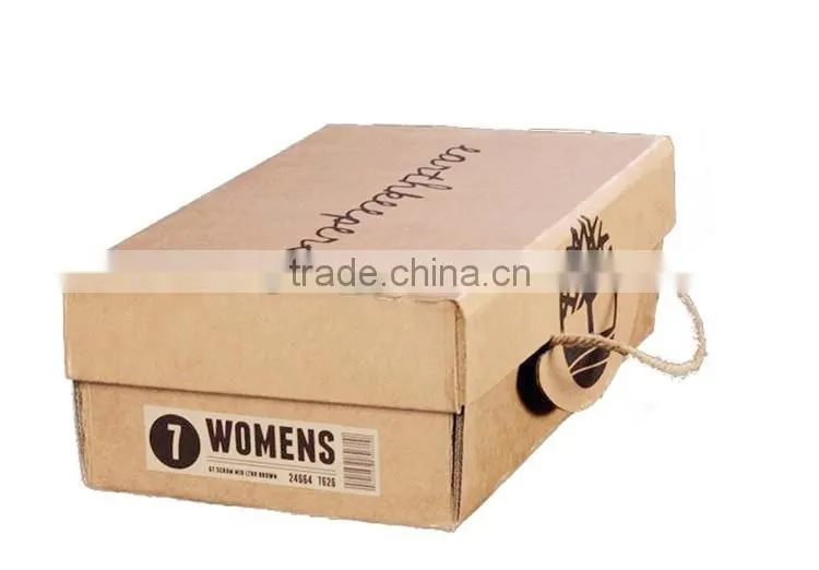 Fashion cardboard classic storage shoe drawer box