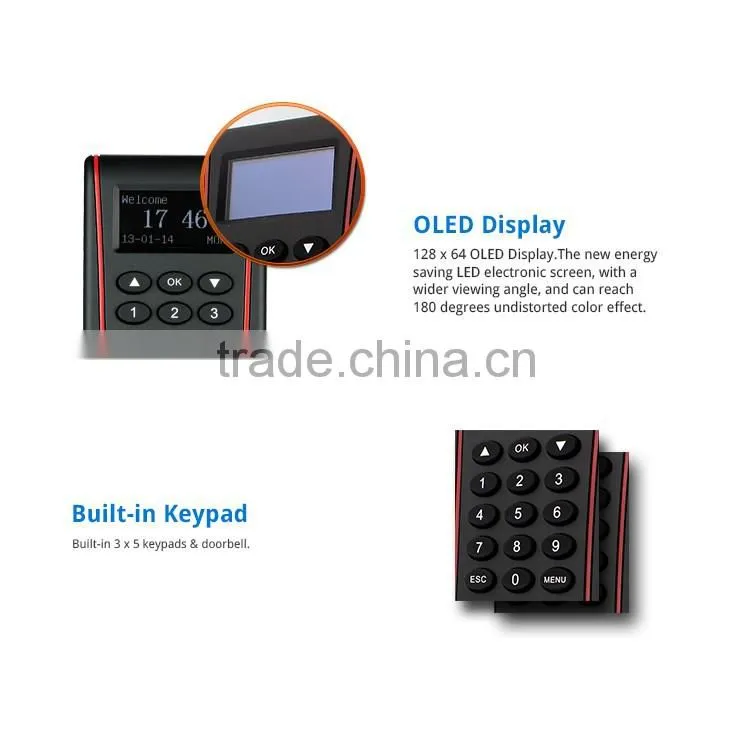Nordson FR-W1600 IP65 Waterproof Fingerprint Access Control with Time Attendance Terminal
