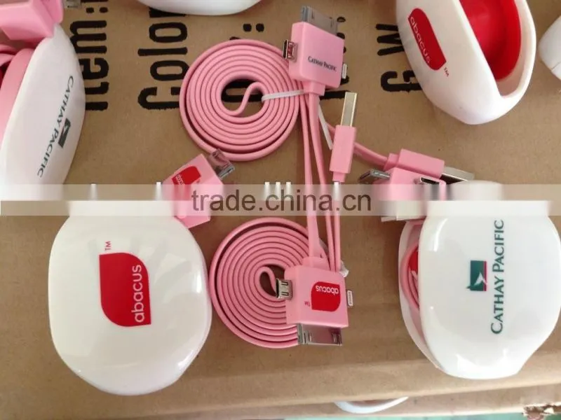 Logo Custom Retractable Earphones/retractable earphone winder