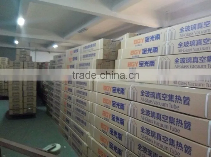 Haining baoguang solar vacuum tube for solar water heater