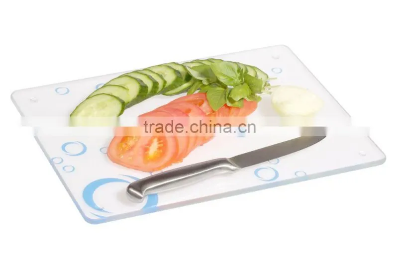 Wine bottle design glass cutting board for sublimation printing