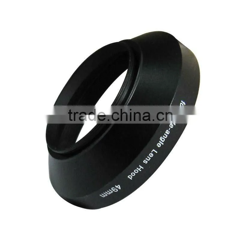 62mm Wide Angle Metal Lens Hood for Canon Nikon Screw-in mount