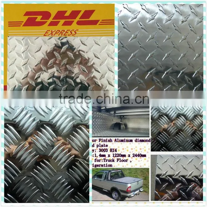 diamond/ 3 bar/ 5 bar Alloy 5083 Aluminum checker plate for truck flooring