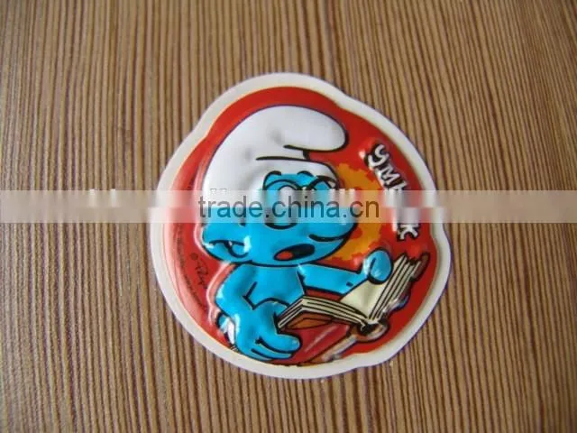 custom pvc sticker,3d embossing pvc sticker