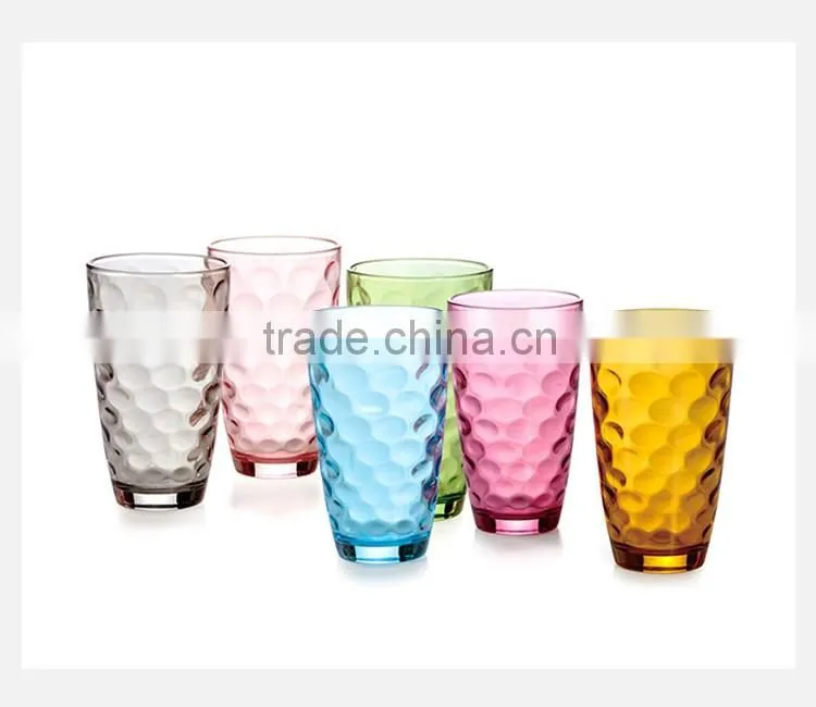 high quality personlized cheaper colored water glass cup