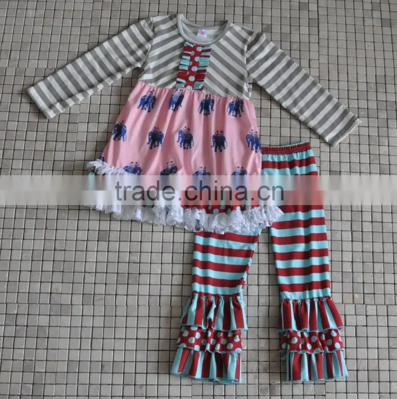 New Arrival Baby Student Clothing Back to School Apple Boutique Girls Outfits