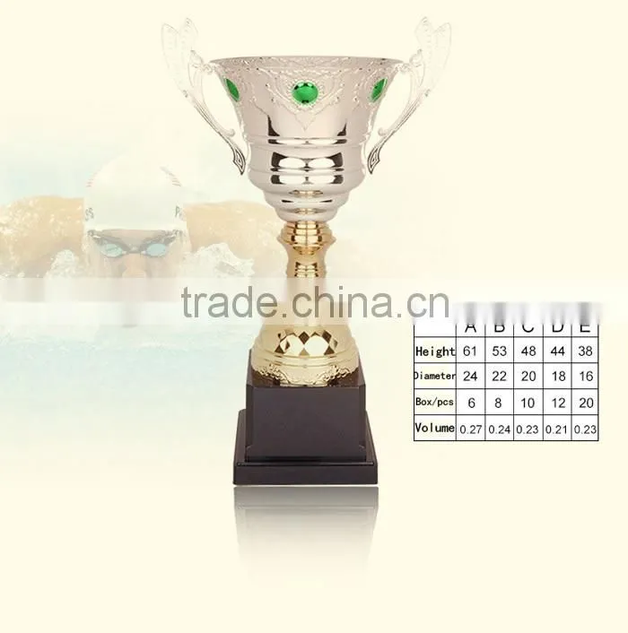 Wholesale Hot 2015 Crystal Trophy & Champions League Trophy Souvenirs For Sports Trophy