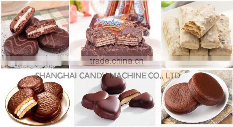 Chocolate coating line in Shanghai confectionery machinery