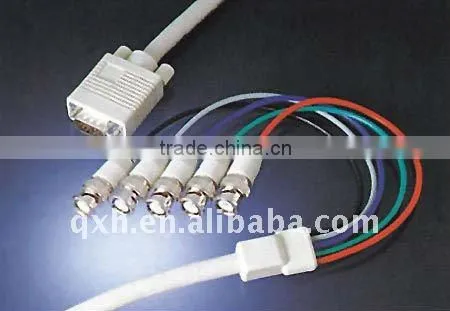 High Quality standard VGA to 4BNC monitor Cable