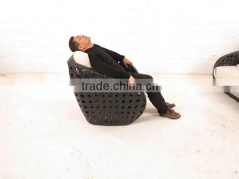 2015 outdoor rattan sofa set confortable cushion fashion design