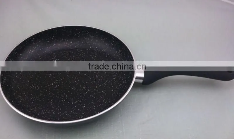 white ceramic marble coating frying pan