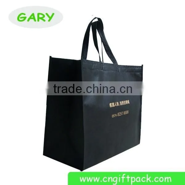 80G Black Non Woven Promotion Bag Tote