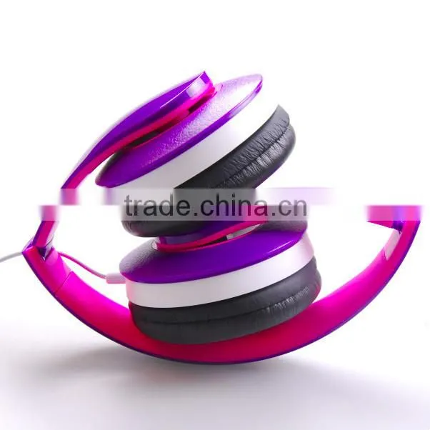 Headphone Manufacturer Colorful Custom Printed Headphone/Headphones