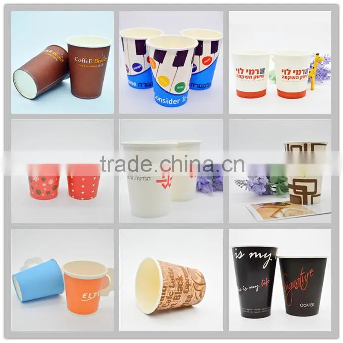Thread machine for colorful ripple wall paper cup