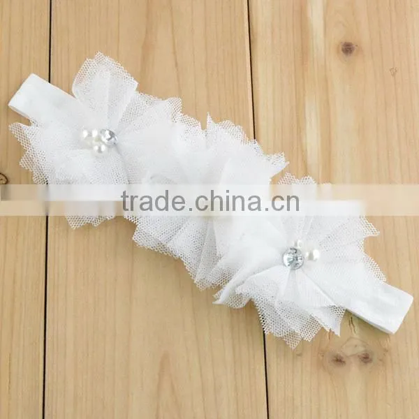 pink flowers girls cheap kids hair accessories for kids