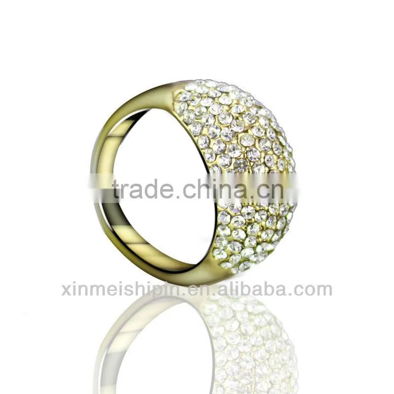 New style hot sale cystal silver rings