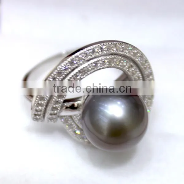 south sea pearl price natural pearl ring real 925 silver ring