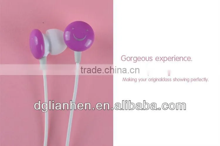 ULDUM two way radio earbud with mic smile in-ear earphone