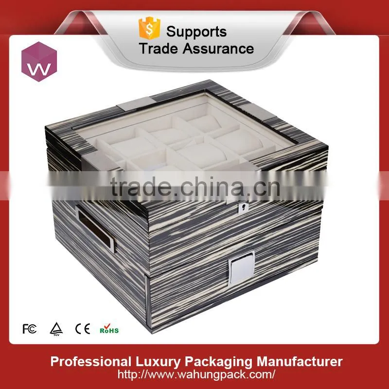 Watch And Cufflink Box Wooden Watch Box For Men